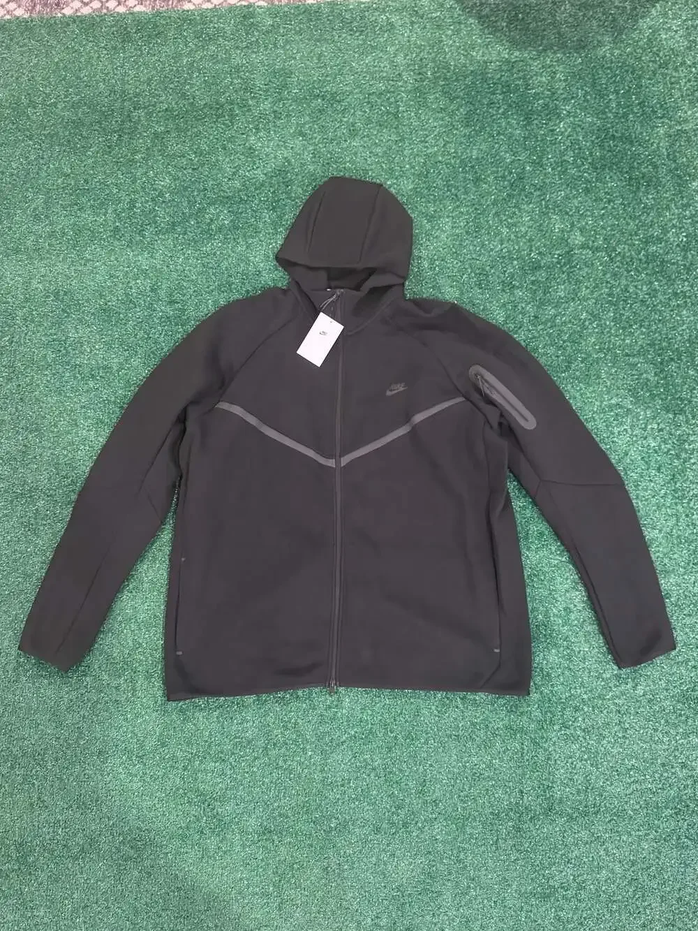 Nike Tech Fleece Windrunner Full-Zip Hoodie Black Men's 3XLTT